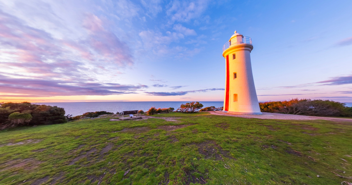 Panoramic view of Lighthouses, Tasmania