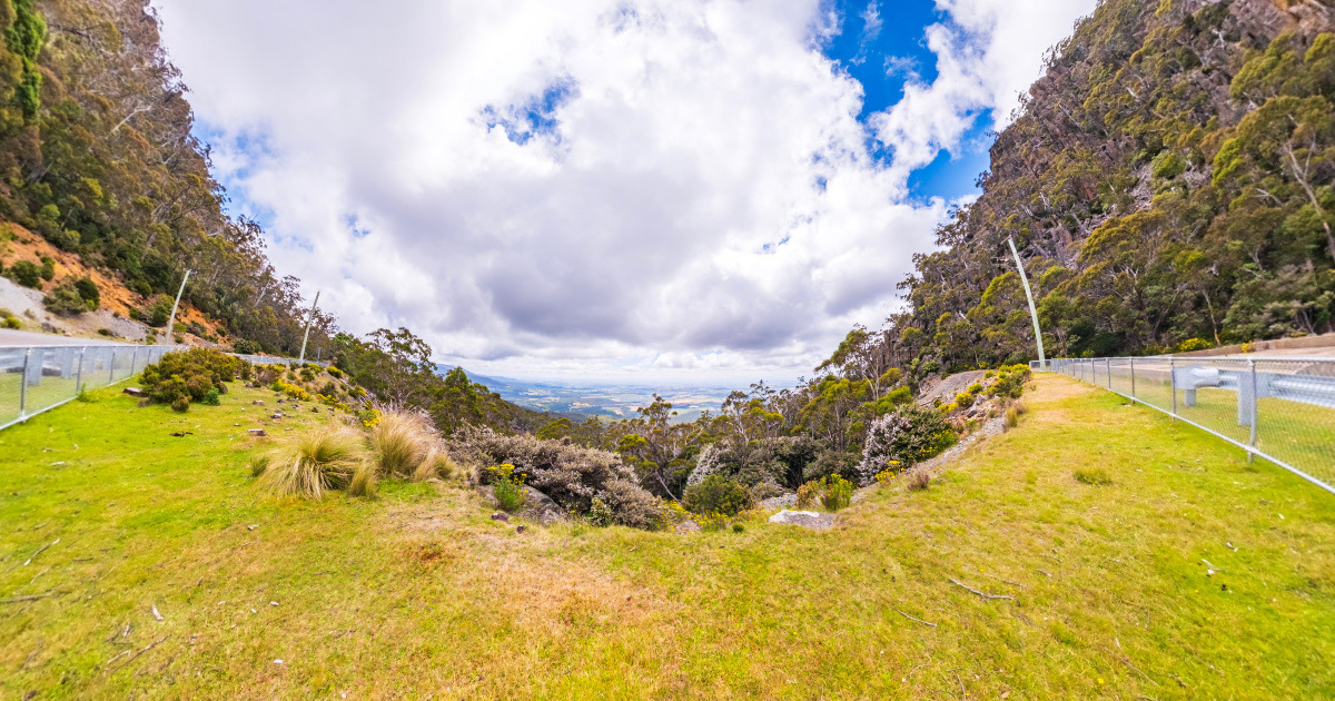 Panoramic view of Poatina Headrace, Tasmania