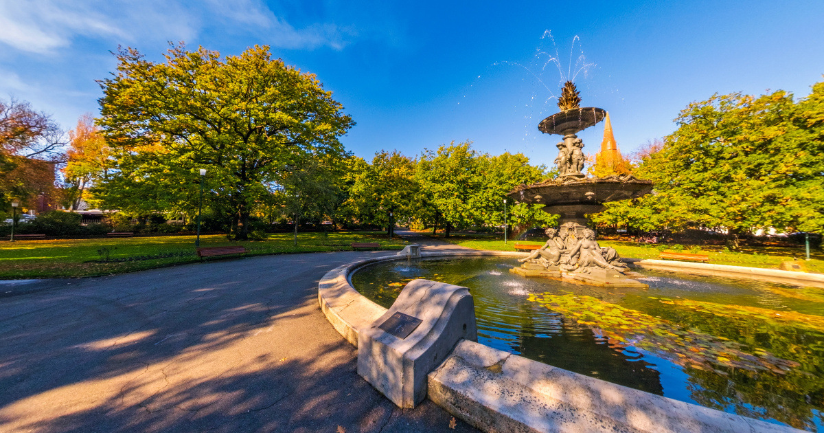 Panoramic view of Princes Square, Tasmania